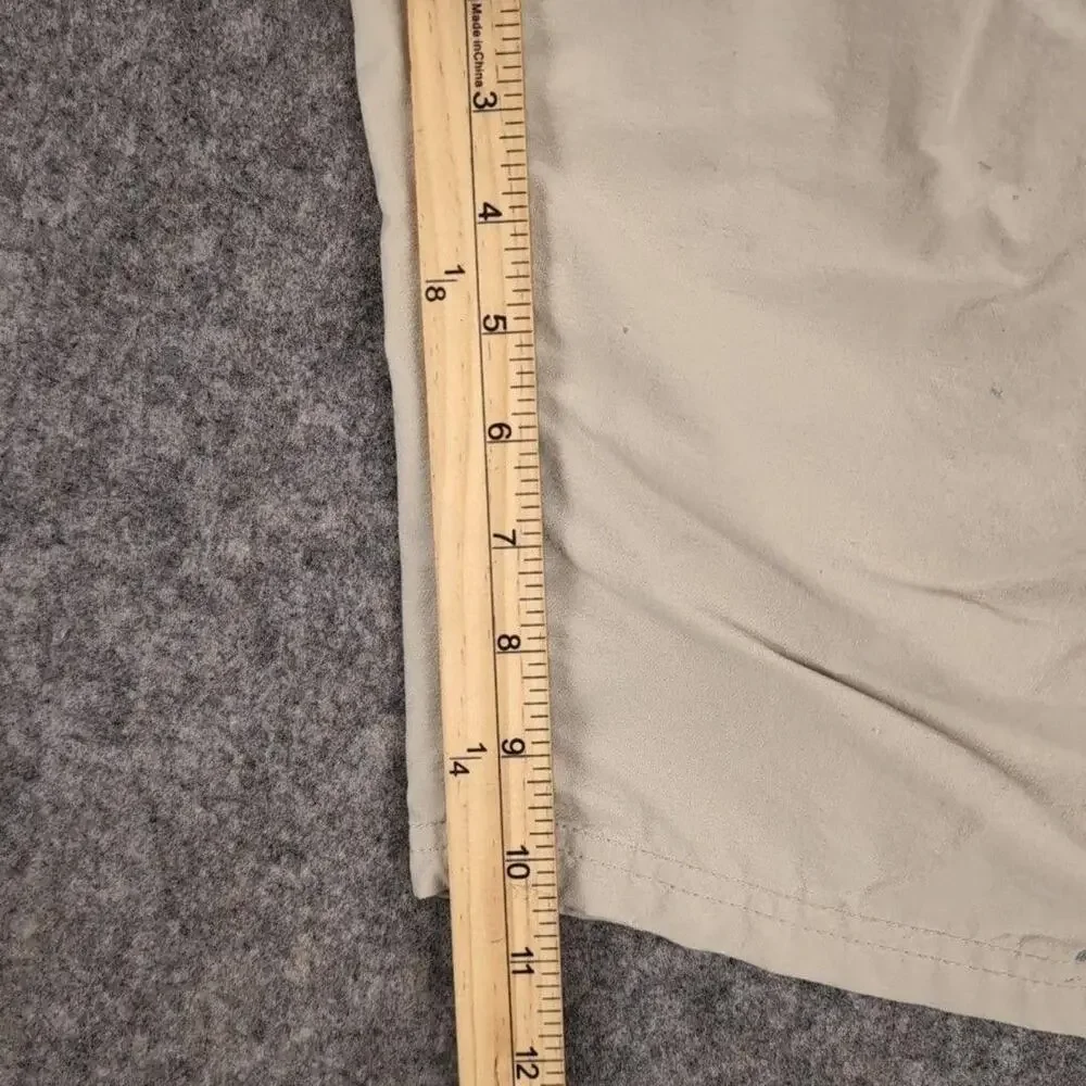 AFTCO Shorts Mens 38 Beige Nylon Cargo Fishing Stretch Pockets Outdoor Workwear